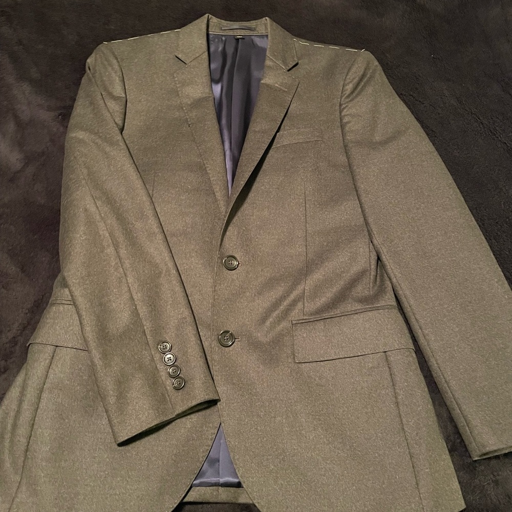 J. Crew Ludlow Jacket Vitale Barberis Wool Charcoal 36S